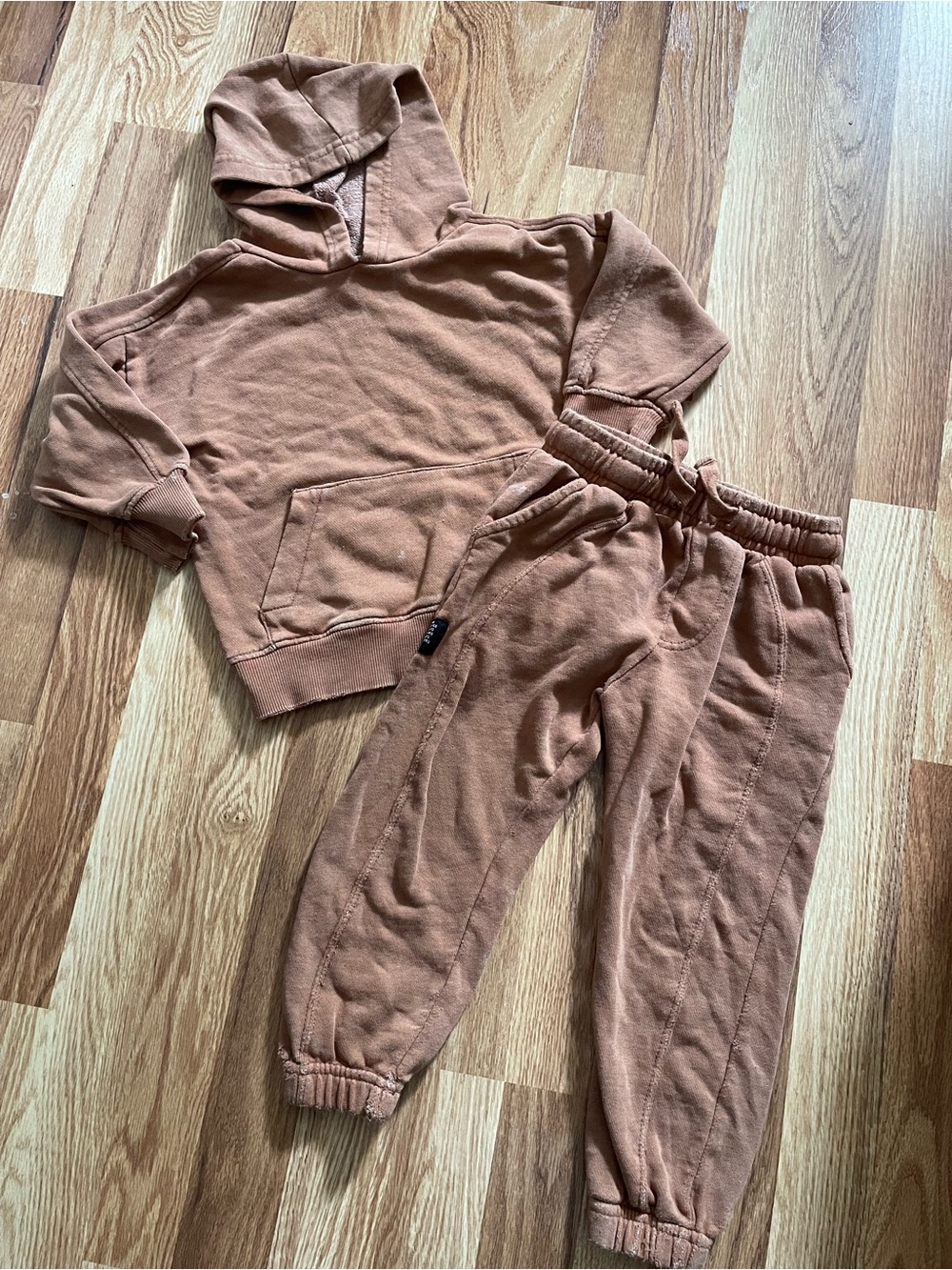 Cotton On Kids Hoodie & Jogger Set - Brown